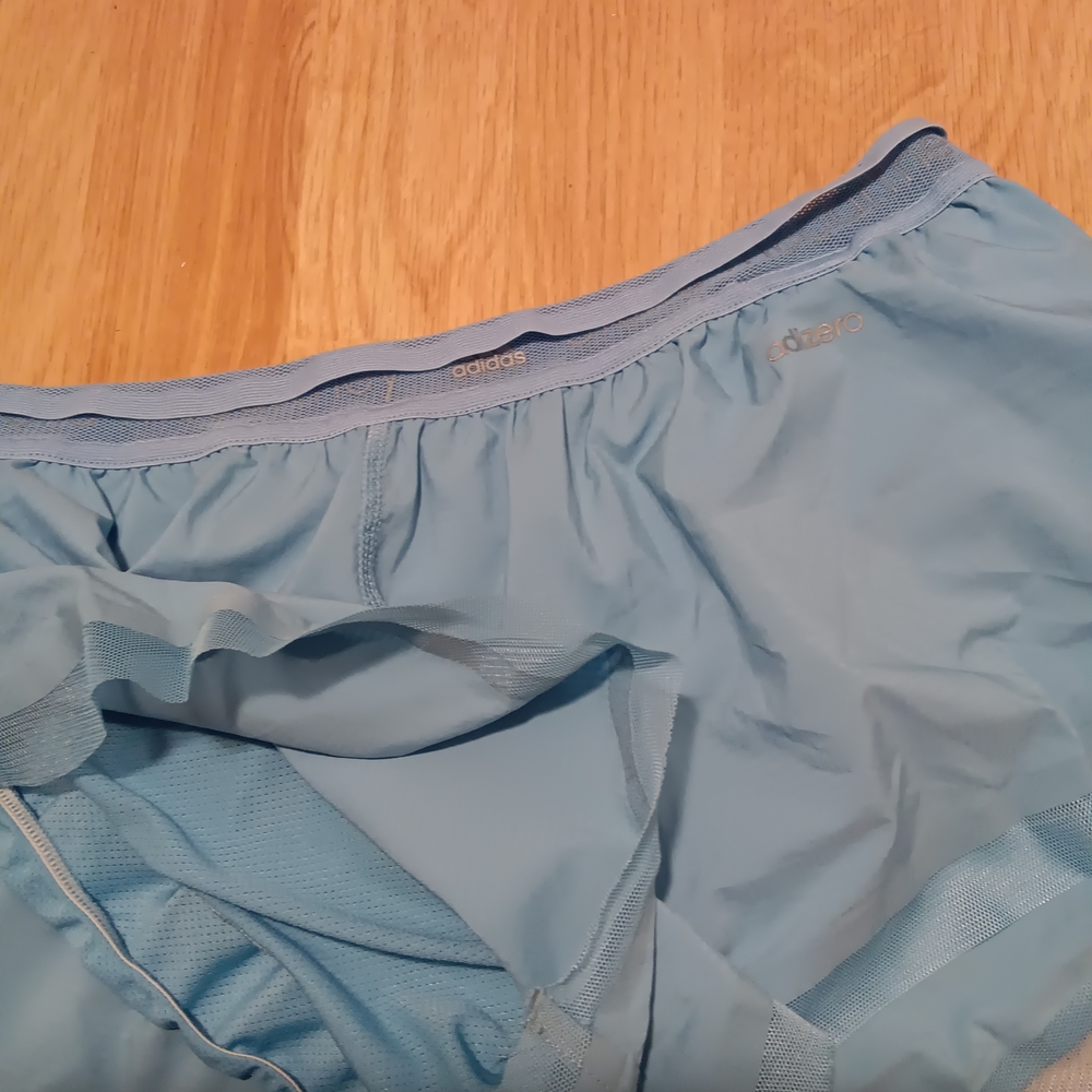 Adidas by Stella McCartney Blue  Running Shorts - Picture 4 of 7